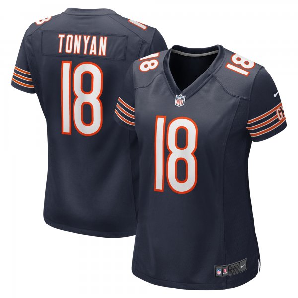 Women's Chicago Bears Robert Tonyan Nike Navy Game Jersey