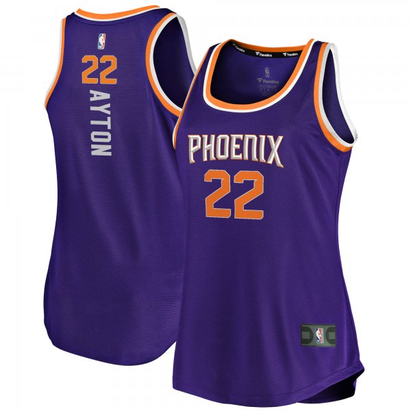 Women's Phoenix Suns Deandre Ayton Fanatics Purple Fast Break Tank Jersey - Icon Edition