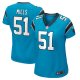 Women's Carolina Panthers Sam Mills Nike Blue Retired Player Jersey